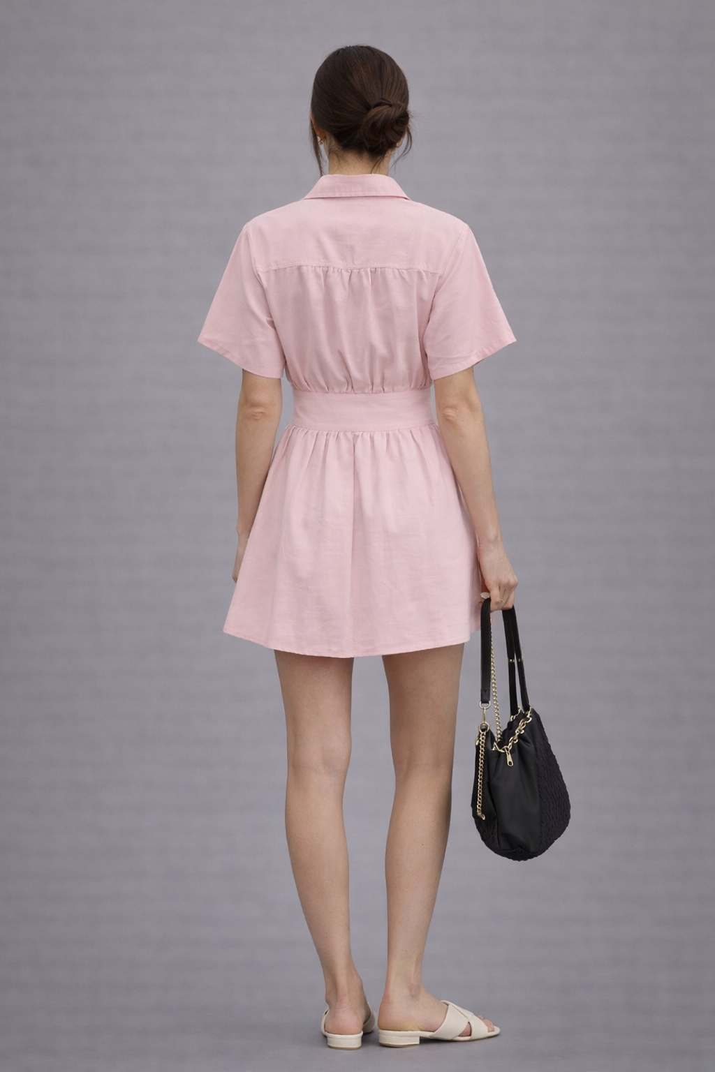 Pastel Pink Mini Dress