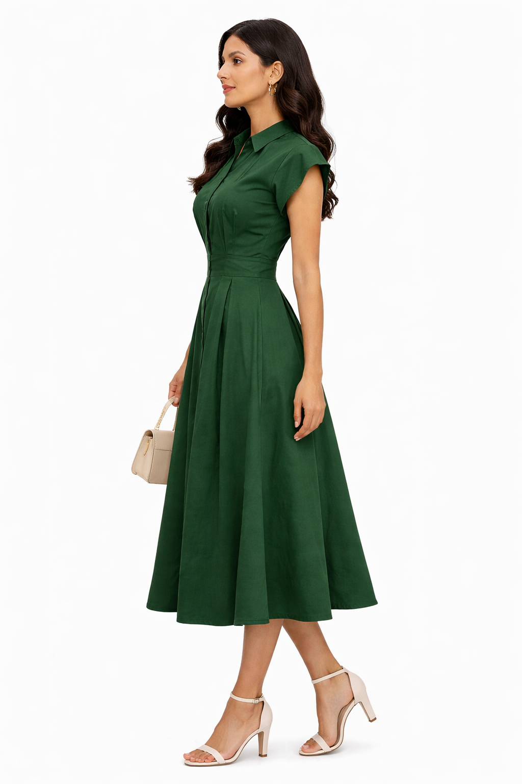 Forest Classic Shirt Dress