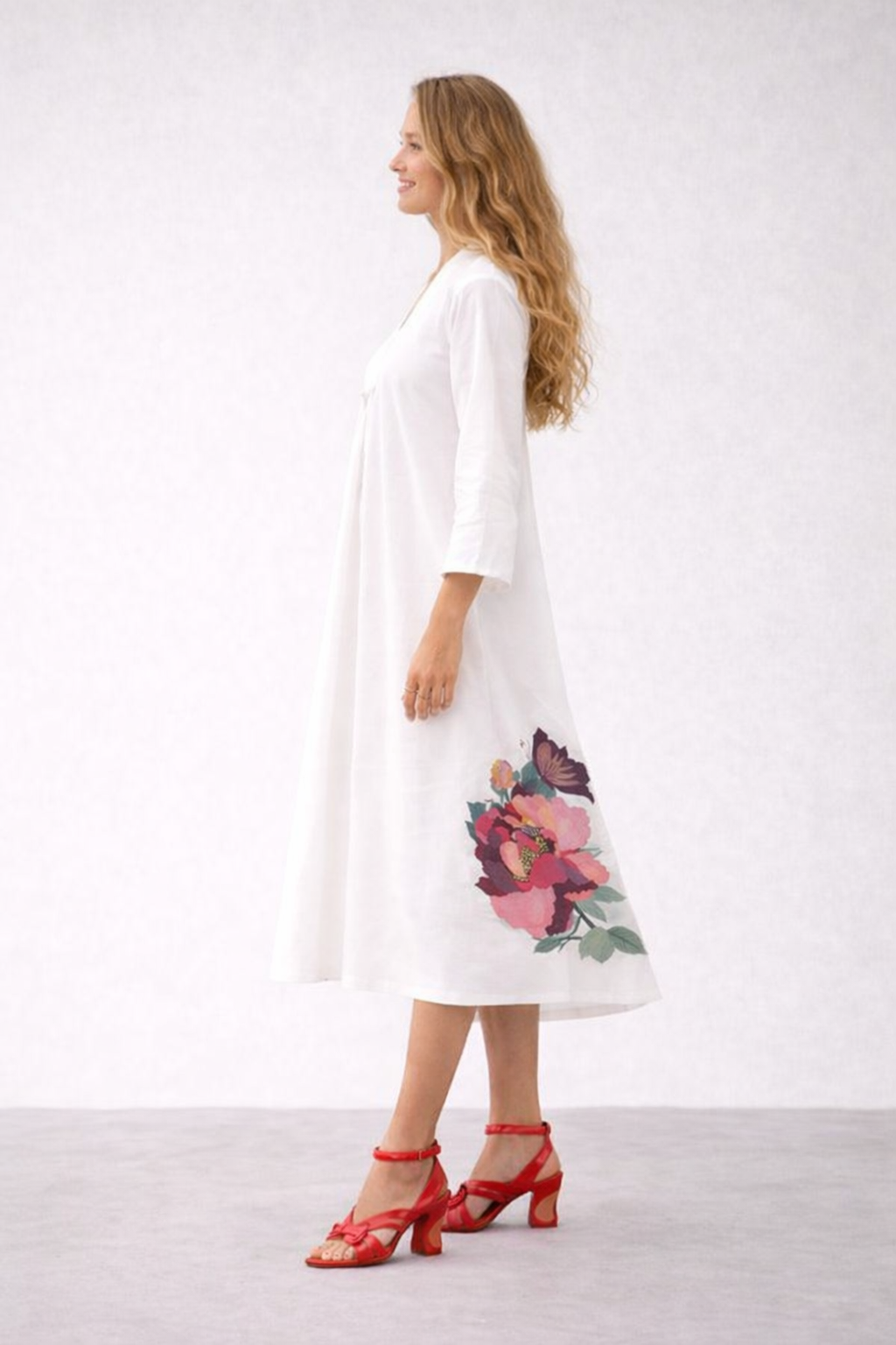 Snow Applique Aline Dress