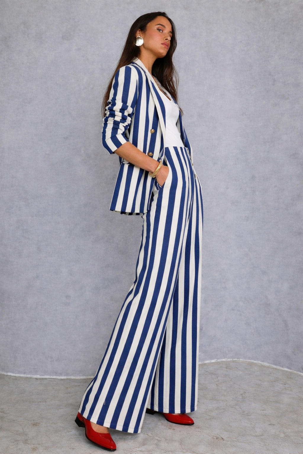 Purssian Stripes Jacket
