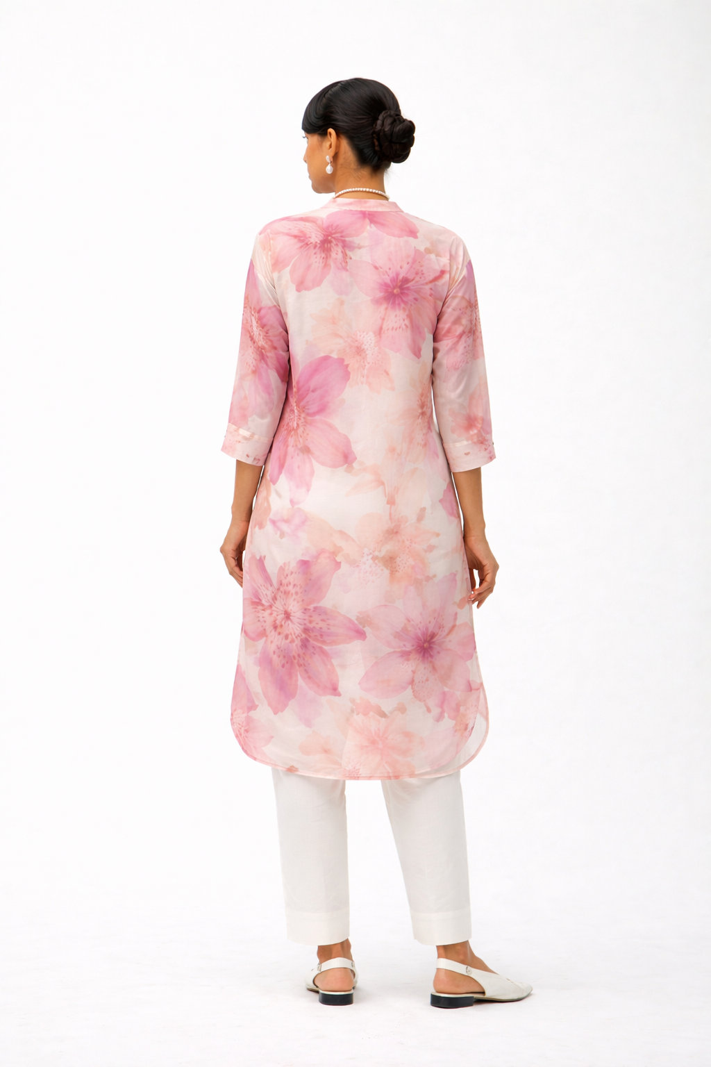 Blush Bloom Batwing Kurta