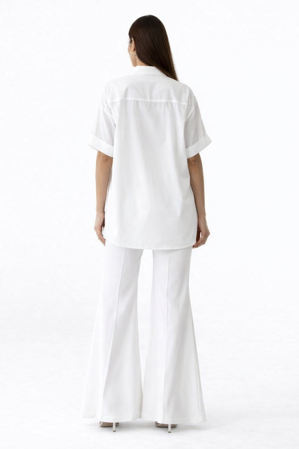 Snow Applique Asym Shirt