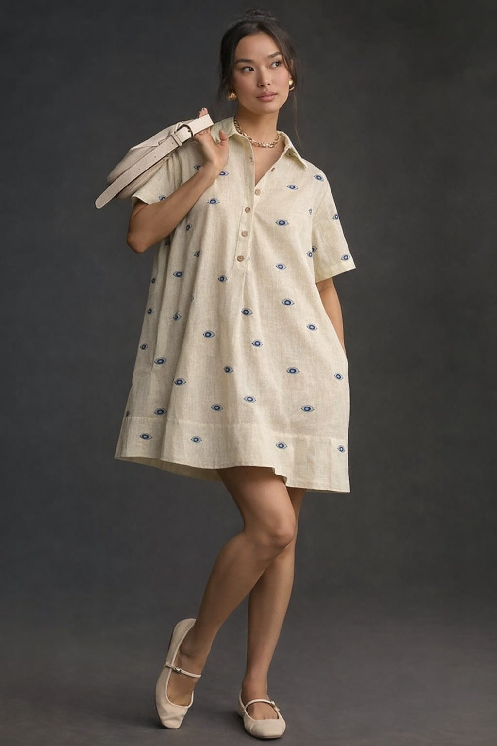 Evil Eye Shirt Dress