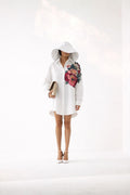 Snow Applique Shirt Dress