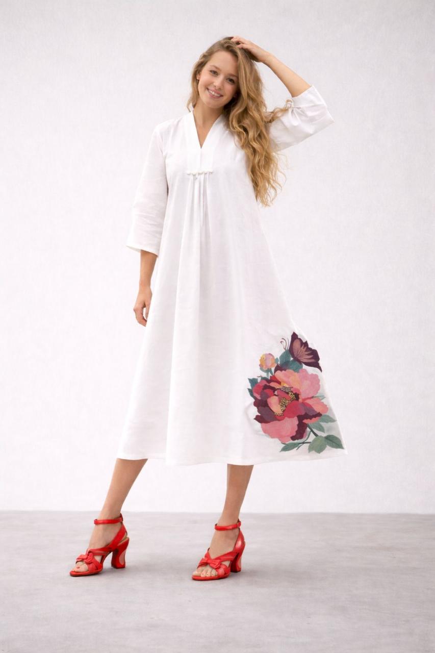 Snow Applique Aline Dress